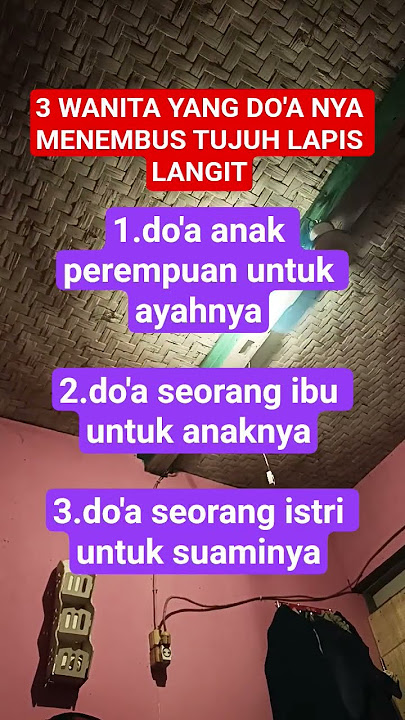 3 WANITA YANG DO'A NYA MENEMBUS TUJUH LAPIS LANG1tlT #doa #motivasi #zikir