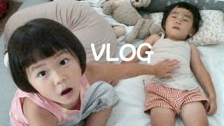 Shinwoo's Parenting Diary! Vlog of Shinwoo, the older brother, who bathes, puts Yijoon, the little