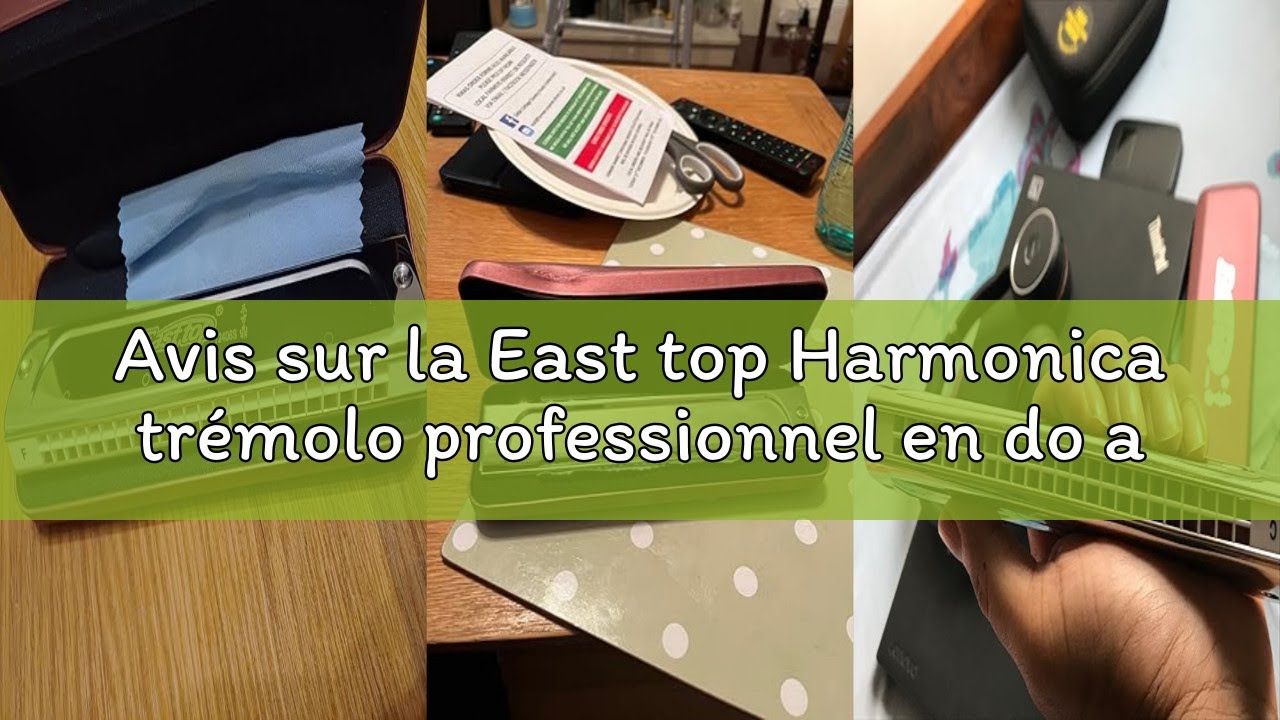East Top 24 trous Tremolo Harmonica Key of C, Harmonica professionnel pour adultes, musiciens de groupe et étudiants (T2406K-C East Top 24 trous Tremolo Harmonica Key of C, Harmonica professionnel pour adultes, musiciens de groupe et étudiants (T2406K-C