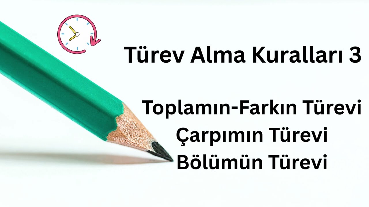 Türev Alma Kuralları 3#matematik #türev #ayt #yks