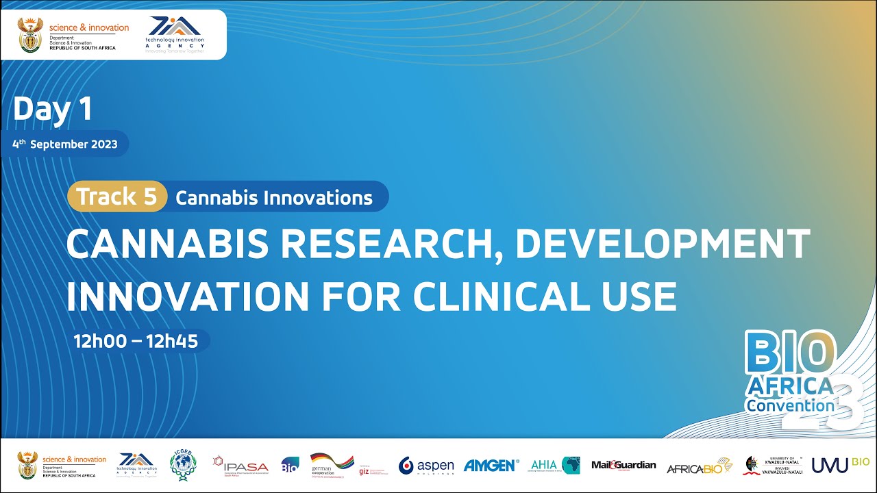 Track 5 - 12h00 - Cannabis Research, Development and Innovation for Clinical Use
