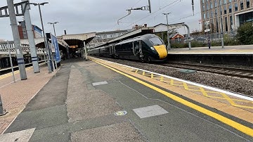 Great Western Railway and TFL Rail Trains at Slough on September 25th 2021