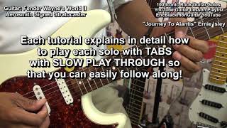 How To Play 100 Famous Iconic Guitar Solos YouTube Tutorial Playlist  @EricBlackmonGuitar