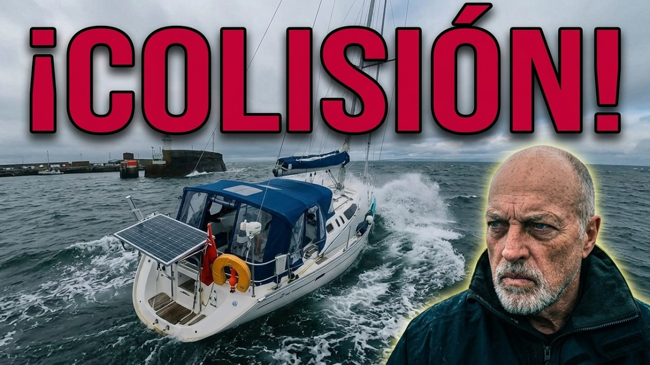 ⁣¡Casi chocamos contra otro barco! Desastre absoluto saliendo de Troon.