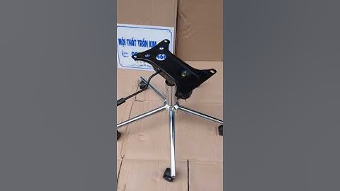 Bộ chân ghế văn phòng tk8320n   Phụ kiện chân ghế xoay sắt xi mạ Crome