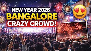 Mg Road Bangalore New Year 2026Crazy Crowd You Wont Believe This