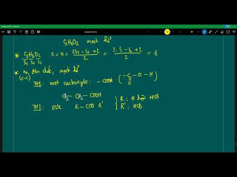 Video Công thức cấu tạo hợp chất hữu cơ C3H6O2 - youtube