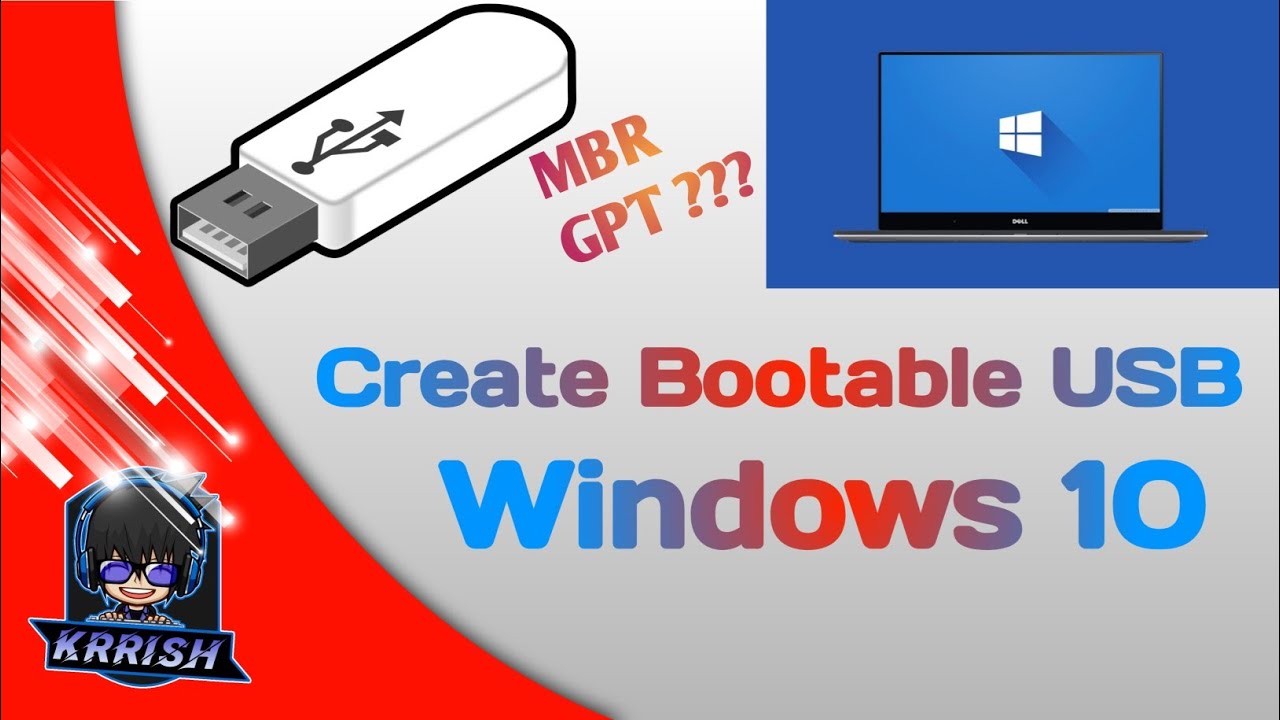 How To Make A Bootable USB Drive of Windows 10 in Easiest way! (Hindi ...