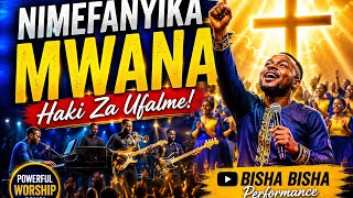 NIMEFANYIKA MWANA | Bisha Bisha Performance | Haki Za Ufalme | Swahili Gospel Worship 2026 🎺🎹🎸