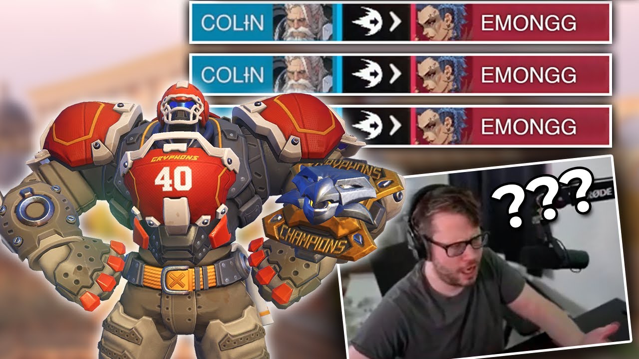 Значок Райнхардта, который СЛОМАЛ игру Emongg | Overwatch 2