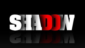 Overlapping Shadow Text Effect in Photoshop | Typography | Adobe Photoshop