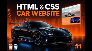 Modern Car Website Design Using HTML & CSS | Clean & Professional UI