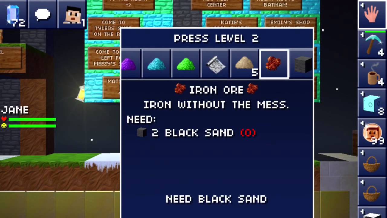 How To Get Pig Iron In Blockheads
