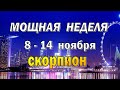 СКОРПИОН 📕 ПОБЕДА БЛИЗКО 📕 неделя с 8 по 14 ноября. Таро прогноз гороскоп гадание