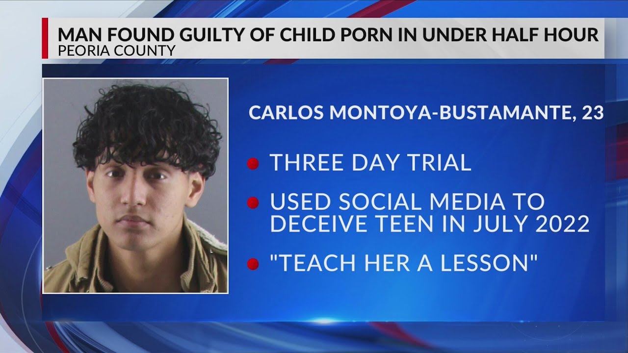 Peoria man faces prison time for child porn charges - YouTube