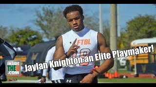 Deerfield Beach 2020 RB Jaylan Knighton at Under Armour Camp