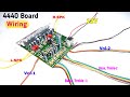4440 Double channel Amplifier board wiring at home in Hindi ⚡