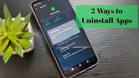 Moto | How To Uninstall / Delete Apps from Motorola Phones