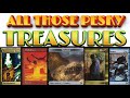 Dealing with all those treasures in commander