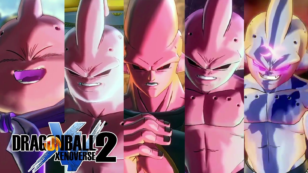 Todas las transformaciones de MAJIN BUU en Dragon Ball Xenoverse 2