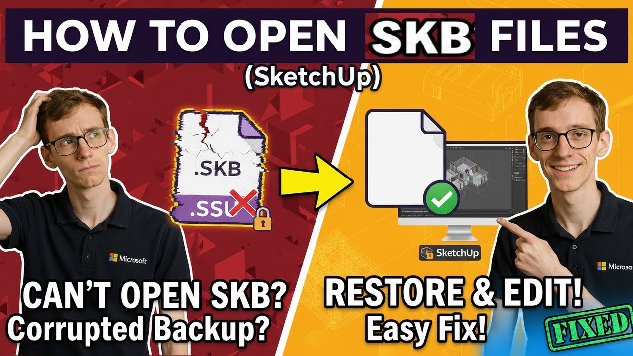 How to Open SKB Files (SketchUp) - YouTube