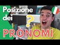 La posizione dei pronomi in italiano