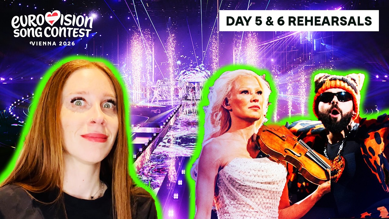 LET US REACT TO DAY 5 & 6 (SEMI-FINAL 1) EUROVISION 2026 REHEARSALS ...