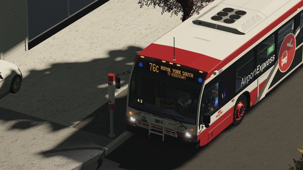 Toronto Transit Commission ROBLOX 2018 Novabus LFS 3333 on Route 76C Royal York