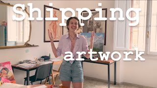 Shipping artwork || How I pack my art for shipping by Esther Franchuk Art 735 views 3 years ago 13 minutes, 3 seconds
