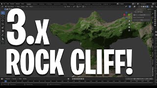 Blender 3.x - Rock Cliff Maker Addon!