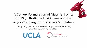 A Convex Formulation of Material Points and Rigid Bodies with GPU-Accelerated Async-Coupling