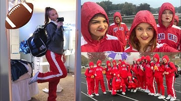 FOOTBALL GAME DAY get ready with me + vlog *DANCE edition