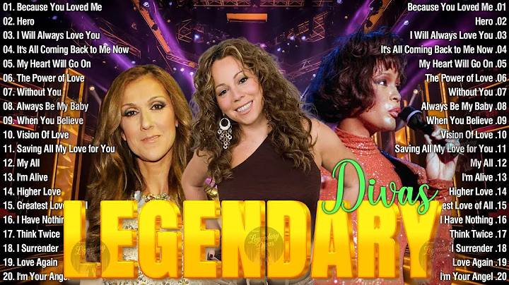 World’s Greatest Divas: Whitney Houston, Celine Dion, Mariah Carey - Diva Legends Forever #l56