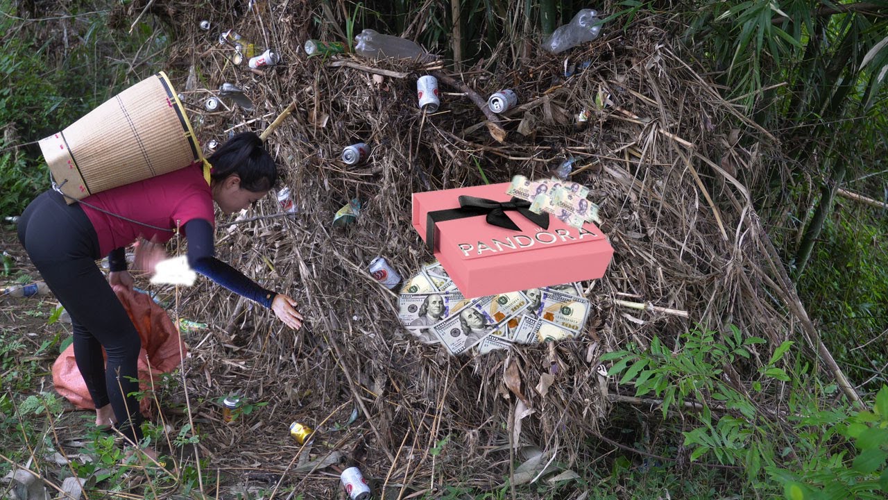 Lucky Single Mother Finds Box Full of Money Left in Landfill - Daily ...