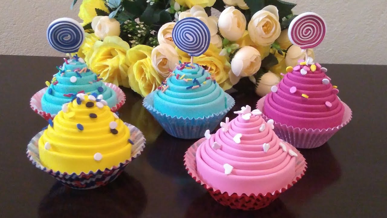 Diy-Cupcakes fake para decoração 😋😋