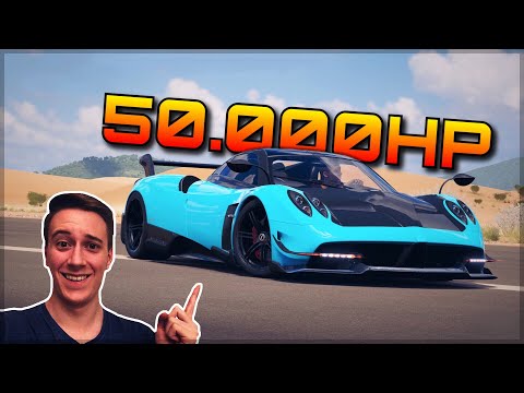 The 50.000HP Pagani Huayra BC | Forza Horizon 3 Dev Mods | How fast is it really?