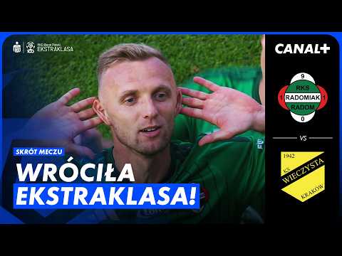 Ogień na Start Sezonu! Finezja Radomiaka i Debiut Wieczystej! Radomiak - Wieczysta, Skrót Meczu