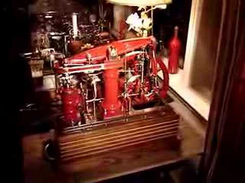 Stuart Major Beam Steam Engine running at 12 RPM