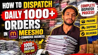 1000+ Orders Every Day 📦 Meesho Seller Complete Dispatch Process 2026 Vlog 22 