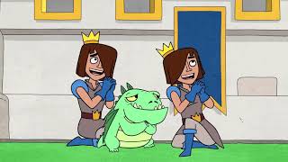 The Two Princesses and The Female Dragon from Clash-A-Rama: Bringing Up Baby Dragon (Clash of Class)