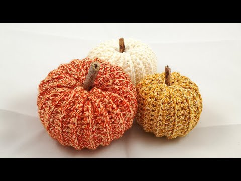 Плетена тиква на една кука | Crochet pumpkin tutorial