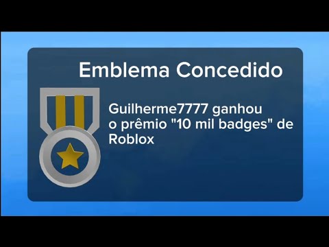 SPEEDRUN DE CONSEGUIR EMBLEMAS NO ROBLOX EM 1 HORA!!!