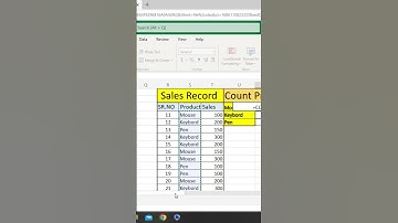 Countif Formula Use in Excel👍|  Tricks Video | #excel #countif