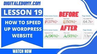 How to Speed Up Wordpress Website | W3 Total Cache Wordpress Plugin Hindi