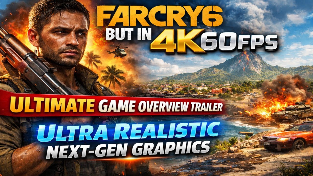 Far Cry 6 but in 4K60FPS Ultimate Game Overview Trailer 🎮 | Ultra Realistic Next-Gen Graphics 🚀