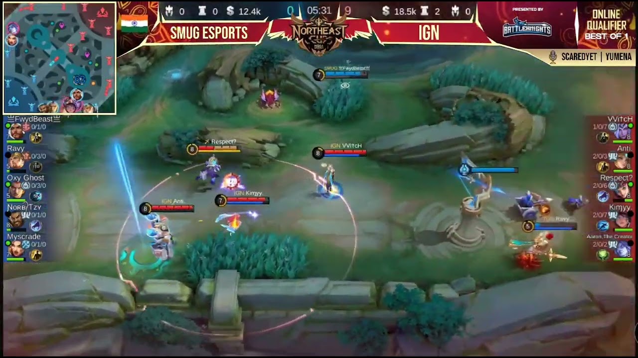 NORTHEAST CUP MLBB matches SMUG ESPORTS v IGN