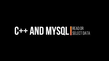 C++ and MySQL - Read or Select Data