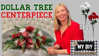 DOLLAR TREE DIY CENTERPIECE | LONG FLOWER ARRANGEMENT | HEAD TABLE CENTERPIECE | ON THE BUDGET!