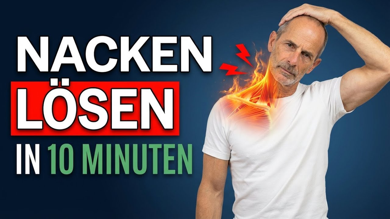 Nackenverspannungen lösen! 10 Minuten Nacken Training