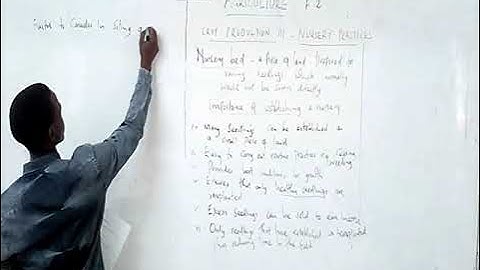 Crop Production Nursery Practices Form 2 Agriculture